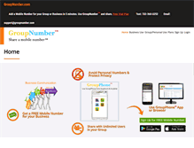 Tablet Screenshot of groupnumber.com